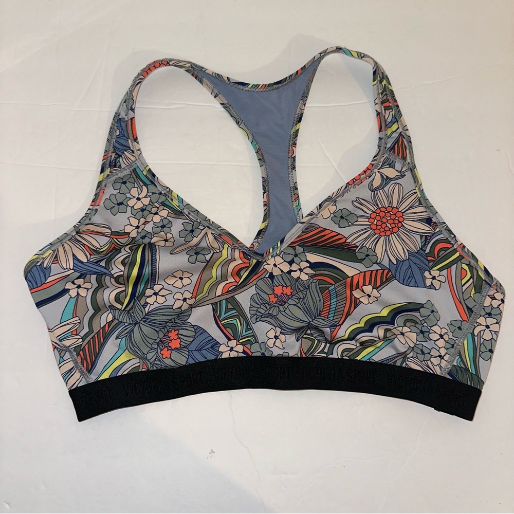 Victoria’s Secret Victoria’s Sport Floral Print Women's Sports Bra size Large